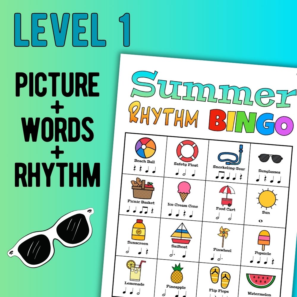 Summer Rhythm Bingo