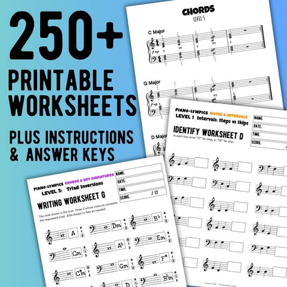 Piano-lympics Course & Materials