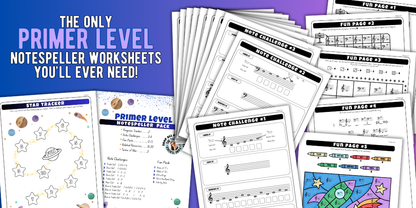 Primer Note Worksheet Pack