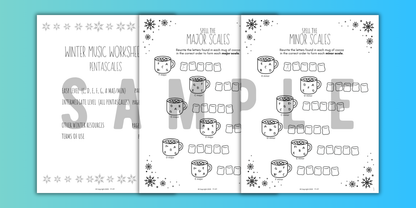 Winter SCALES Worksheets