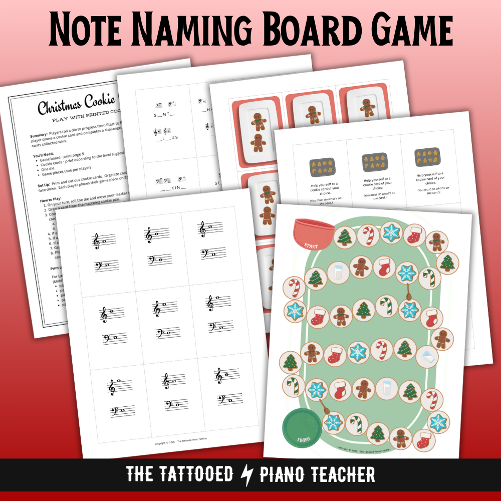Christmas Note Board Game
