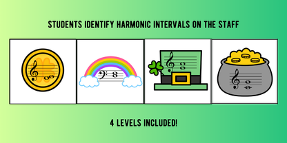 St. Patrick's Day Music Interval Bingo