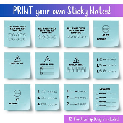 Sticky Note Templates: Practice Tips