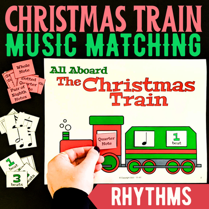 Christmas Train Puzzles Set 2: Rhythm