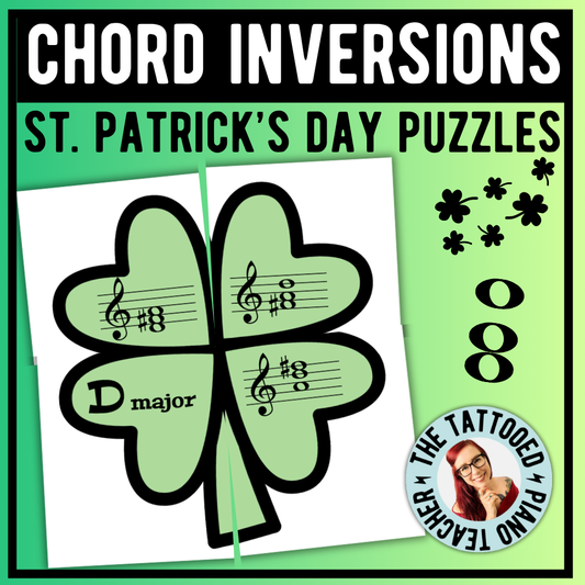 Chord Inversion Shamrock Puzzles