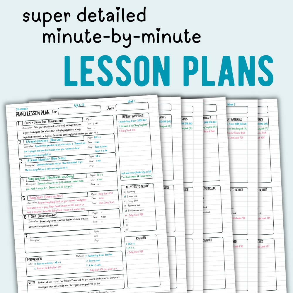 WunderKeys® Lesson Plans