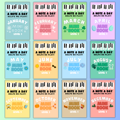 Note A Day Mini Book Year-Round Bundle