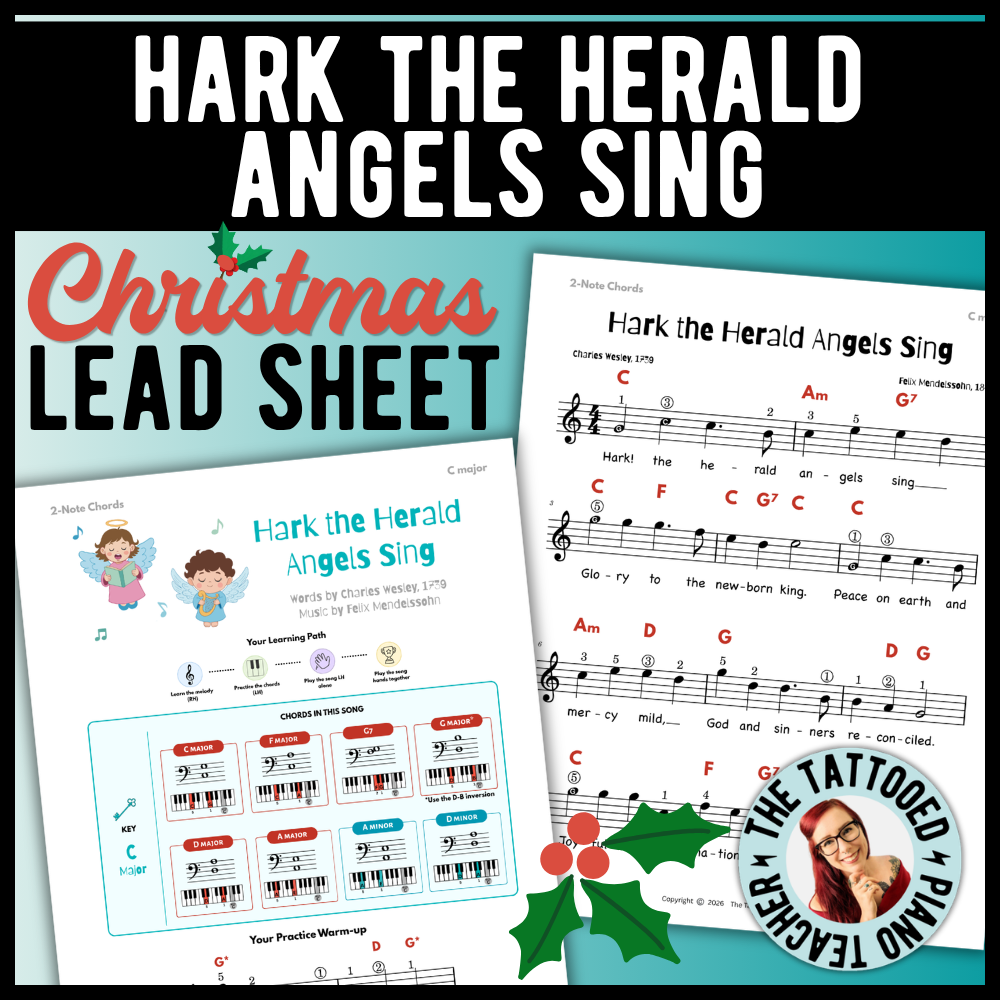 Hark the Herald Angels Sing Christmas Lead Sheet Music