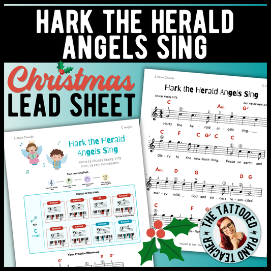 Hark the Herald Angels Sing Christmas Lead Sheet Music