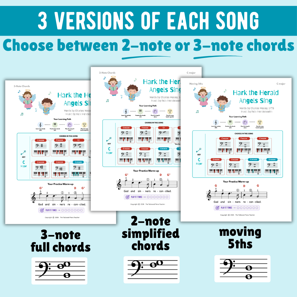 Hark the Herald Angels Sing Christmas Lead Sheet Music