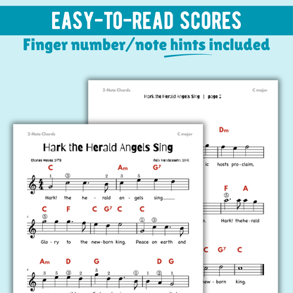 Hark the Herald Angels Sing Christmas Lead Sheet Music