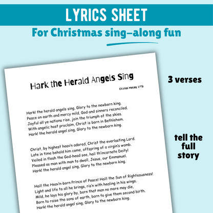 Hark the Herald Angels Sing Christmas Lead Sheet Music