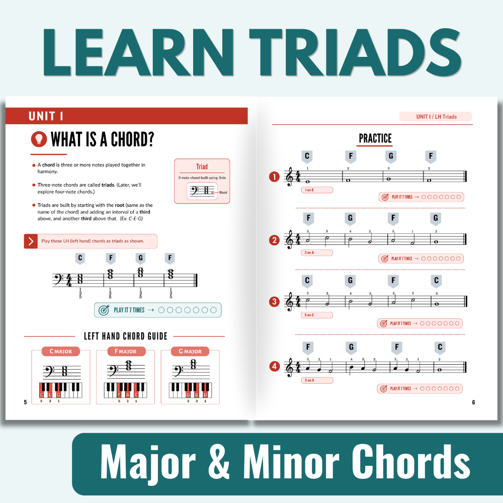 [Physical Book] Chord First Book 2: All-in-One Piano Method for Teens & Adults