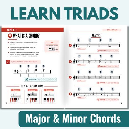 [Physical Book] Chord First Book 2: All-in-One Piano Method for Teens & Adults