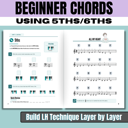 [Physical Book] Chord First: All-in-One Piano Method for Teens & Adults