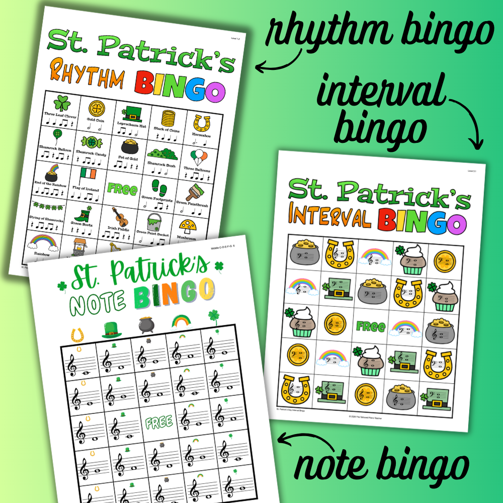 St. Patrick's Day Music Activities Bundle