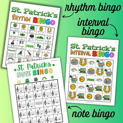 St. Patrick's Day Music Activities Bundle
