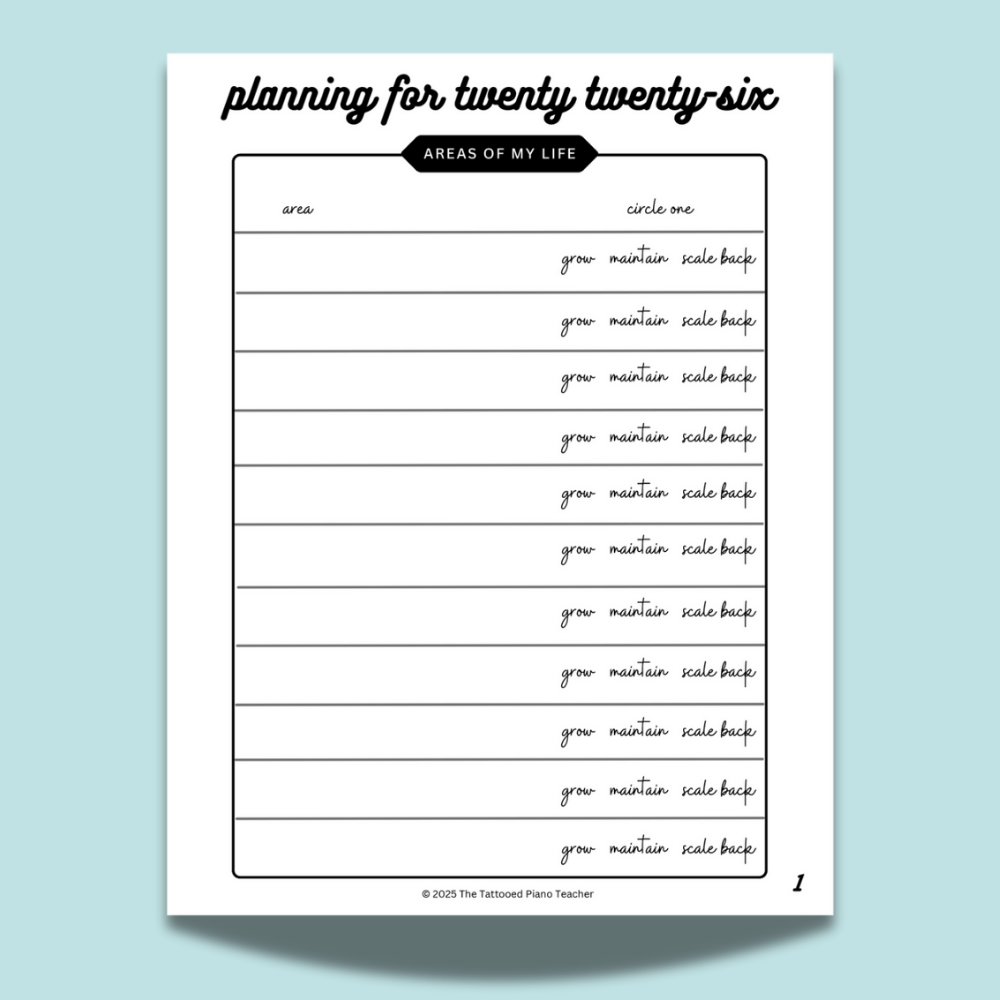Goal Setting Worksheets