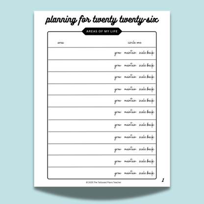 Goal Setting Worksheets