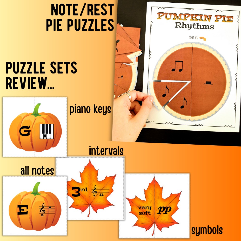 Fall Music Activities Bundle