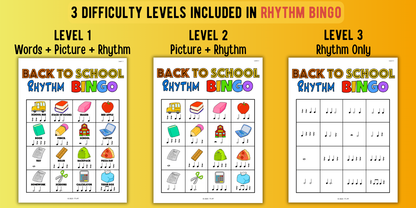 Back to School Bingo Bundle