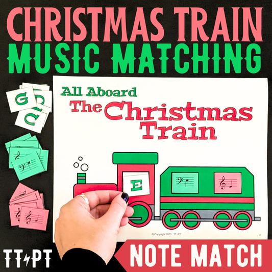 Christmas Train Puzzles Set 3: Note Match