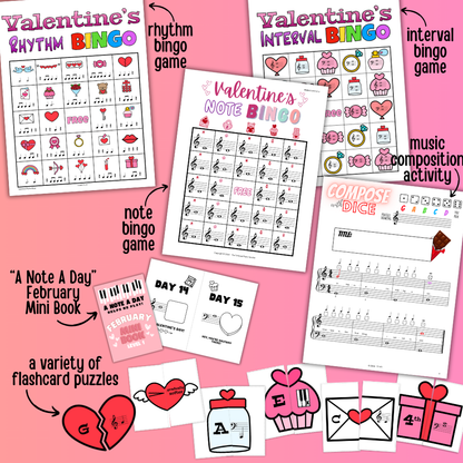 Valentine's Day BIG Bundle - Activities + Worksheets