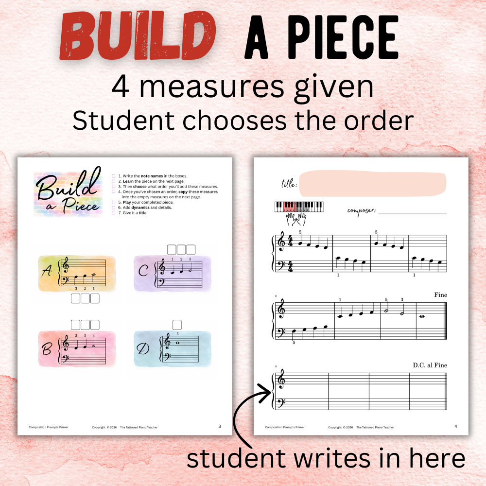 Composition Prompts - Primer Level