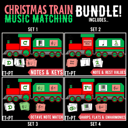 Christmas Train Puzzles Bundle