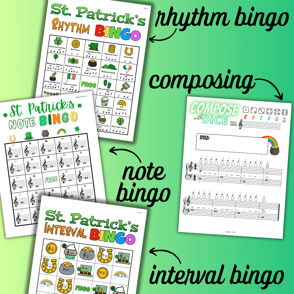 St. Patrick's Day BIG Bundle - Activities + Worksheets