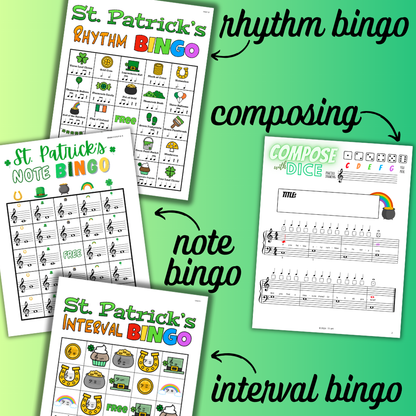 St. Patrick's Day BIG Bundle - Activities + Worksheets