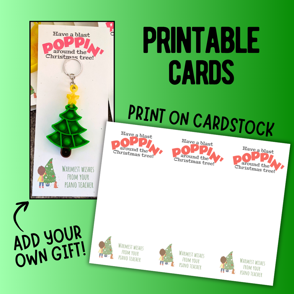 Pop Fidget Christmas Gift Card