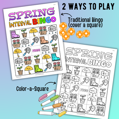 Spring Interval Bingo