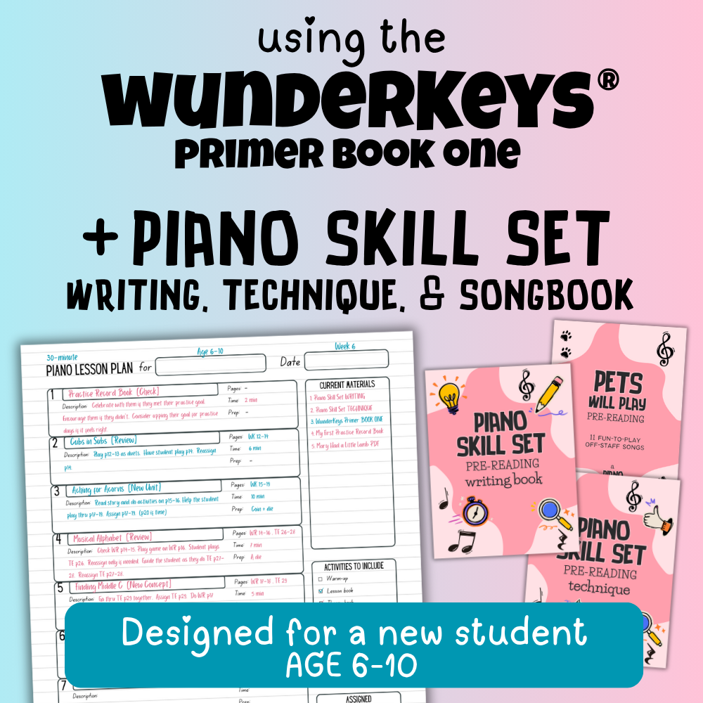 WunderKeys® + Piano Skill Set Lesson Plans