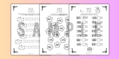 Spring SCALES Worksheets