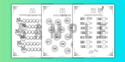 Summer SCALES Worksheets