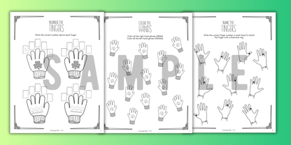 St. Patrick's Day FINGER NUMBERS Music Worksheets