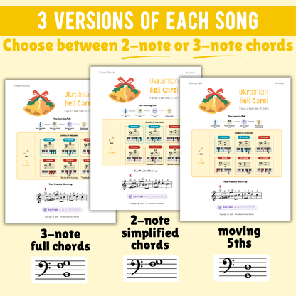 Ukrainian Bell Carol Christmas Lead Sheet Music