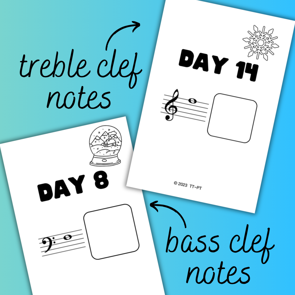 January Note A Day Mini Book