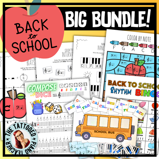 Back to School BIG Bundle Activities + Worksheets