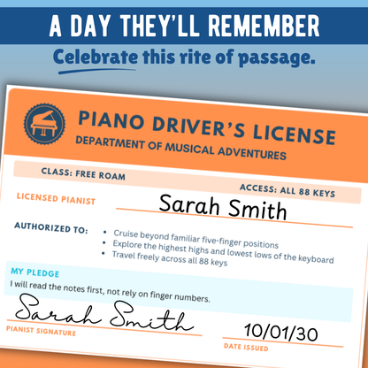 Piano Driver's License