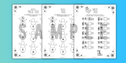 Winter TRIADS Worksheets