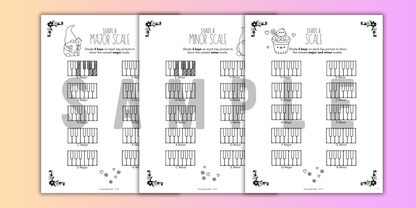 Spring SCALES Worksheets