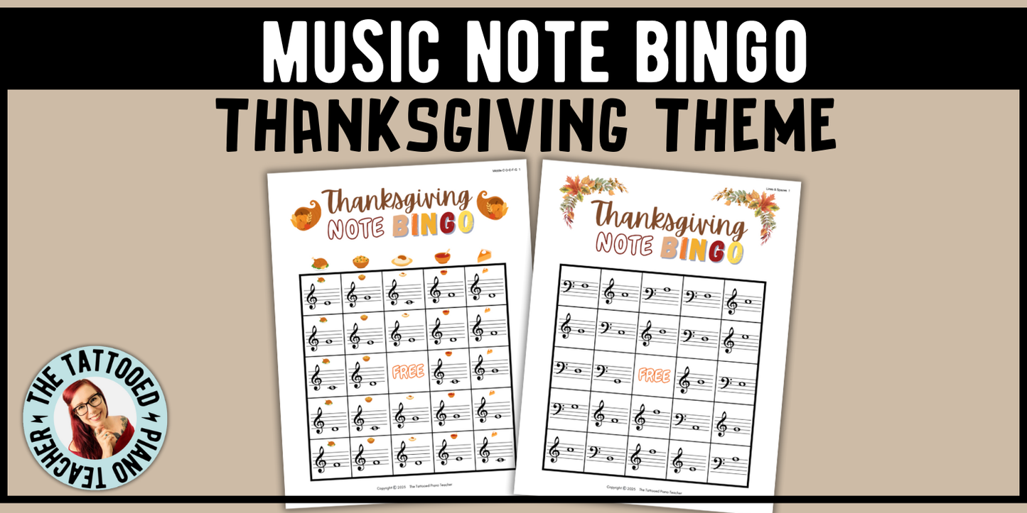Thanksgiving Music Activity Bundle