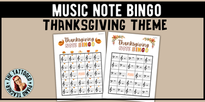 Thanksgiving Music Activity Bundle