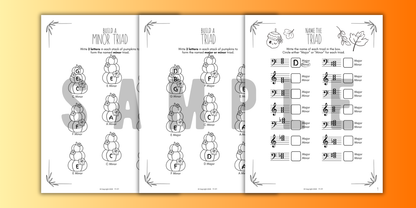 Fall TRIADS Worksheets