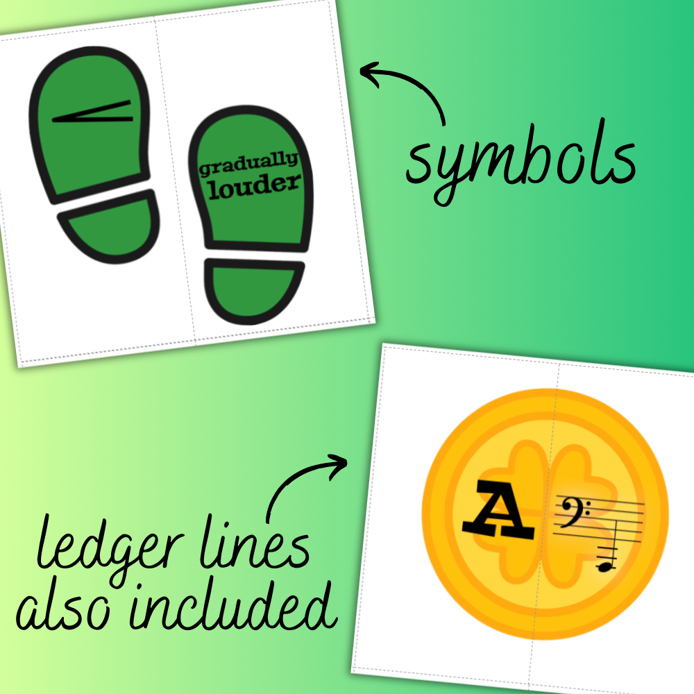 St. Patrick's Day Music Theory Puzzles