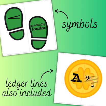 St. Patrick's Day Music Theory Puzzles