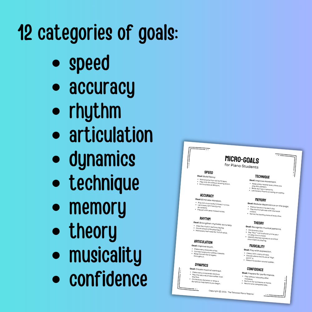 Practice Micro-Goals