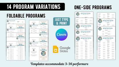 Around the World Piano Recital Kit